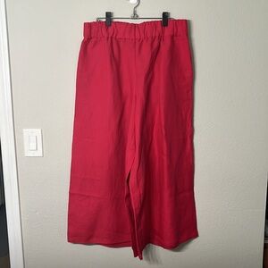 Amour Linen Women’s Wide Leg Pants